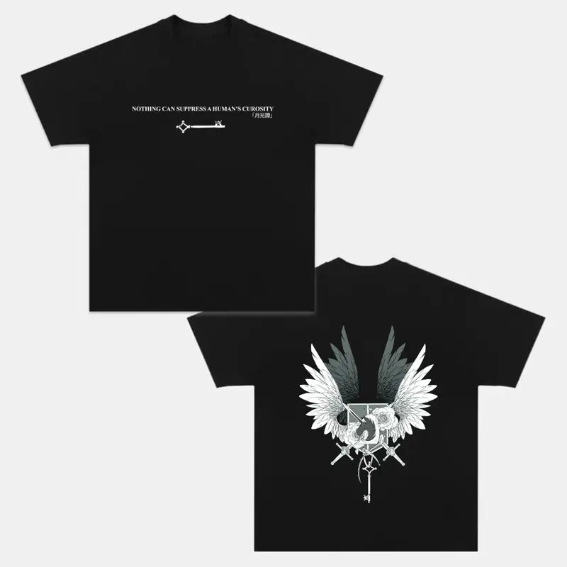 Premium Double-Sided Soft Cotton Tee - Attack on Titan Freedom Wing Collection Hoodie, Sweatshirt | DripVista.com