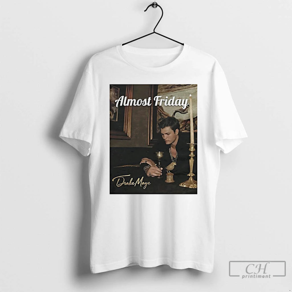 Premium Drake Maye Album Cover Almost Friday Photo T-Shirts, Hoodie, Sweatshirt | DripVista.com