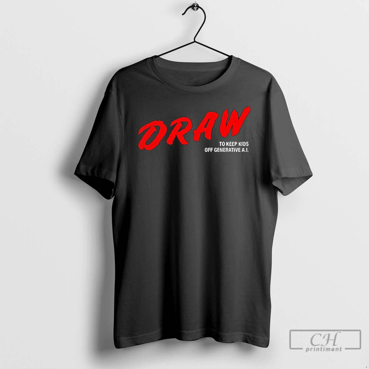 Premium Draw To Keep Kids Off Generative Ai 2026 T-Shirts, Hoodie, Sweatshirt | DripVista.com