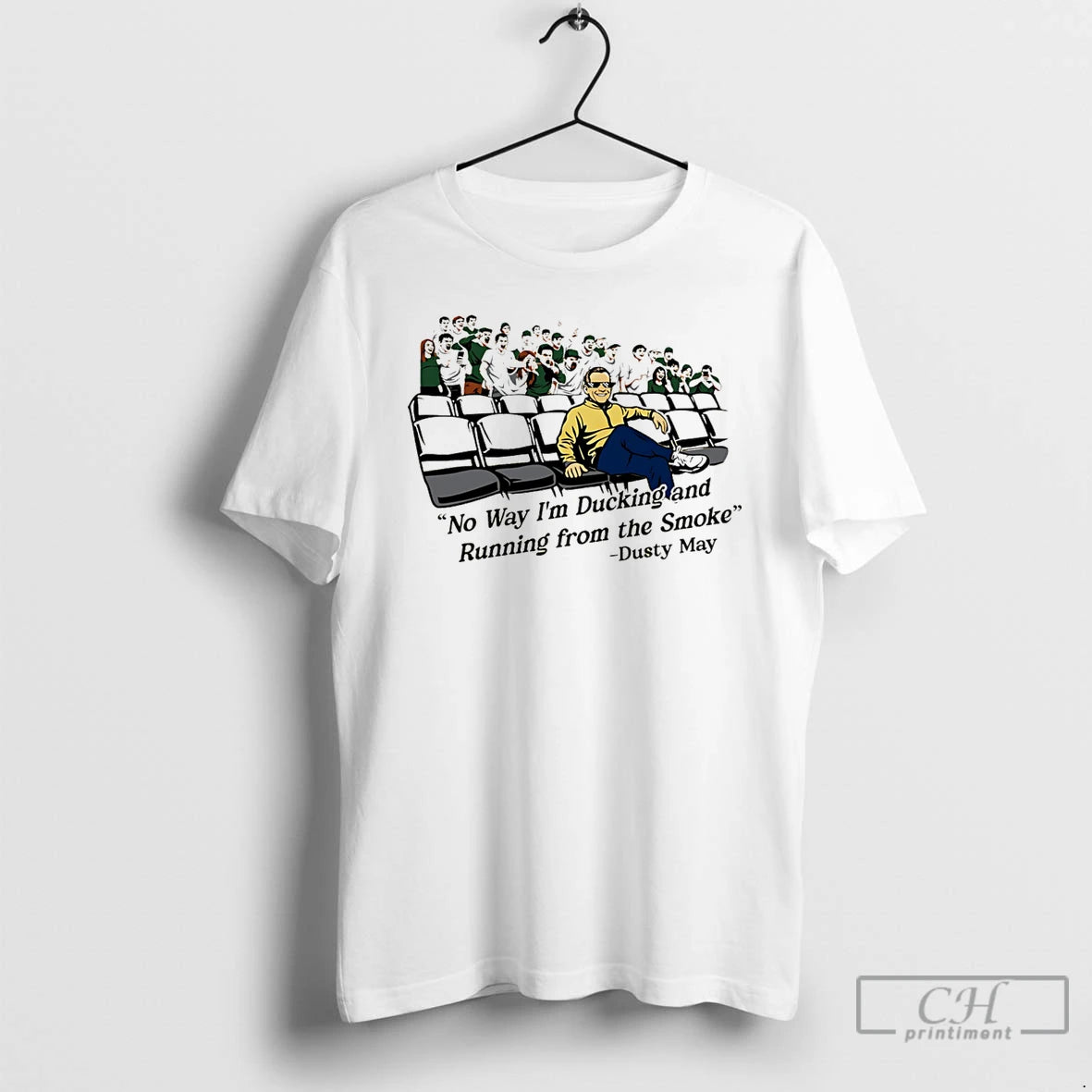 Premium Dusty May Michigan Wolverines The Smoke T-Shirts, Hoodie, Sweatshirt | DripVista.com