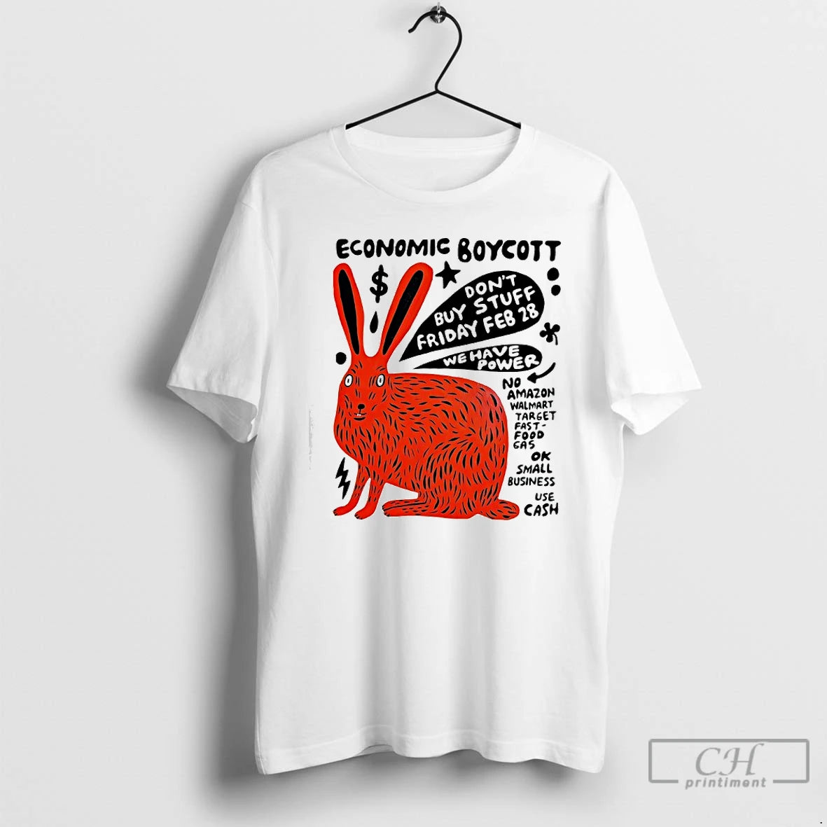 Premium Economic Boycott On Friday February 28th We Have Power T-Shirts, Hoodie, Sweatshirt | DripVista.com