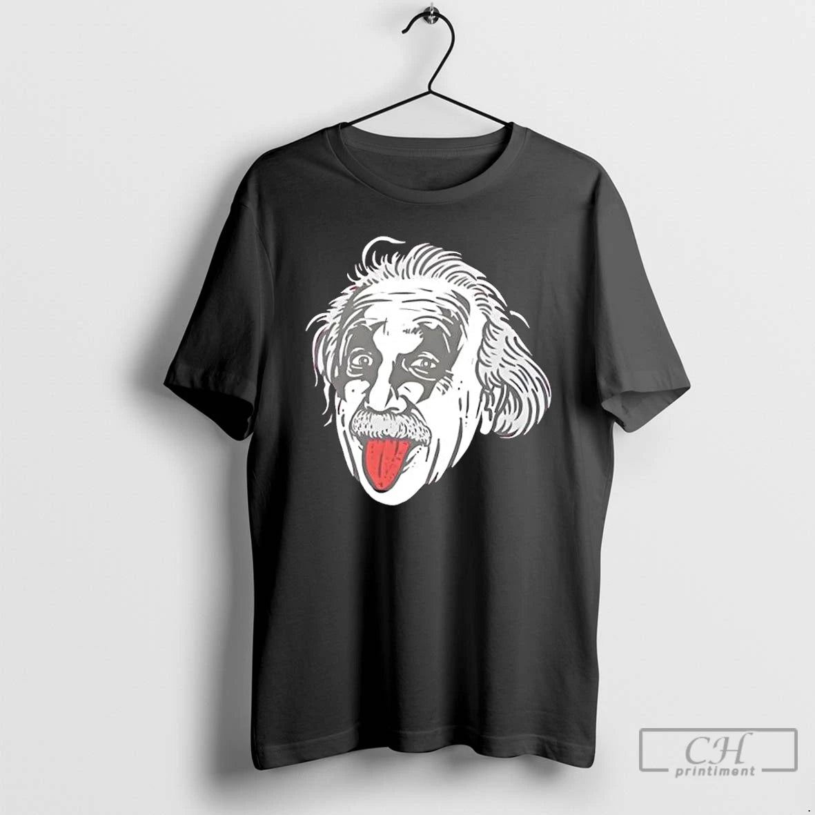 Premium Einstein Tongue Out Iconic Science Genius T-Shirts, Hoodie, Sweatshirt | DripVista.com
