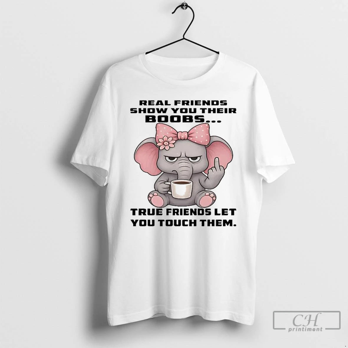 Premium Elephant Real Friends Show You Their Boobs T-Shirts, Hoodie, Sweatshirt | DripVista.com