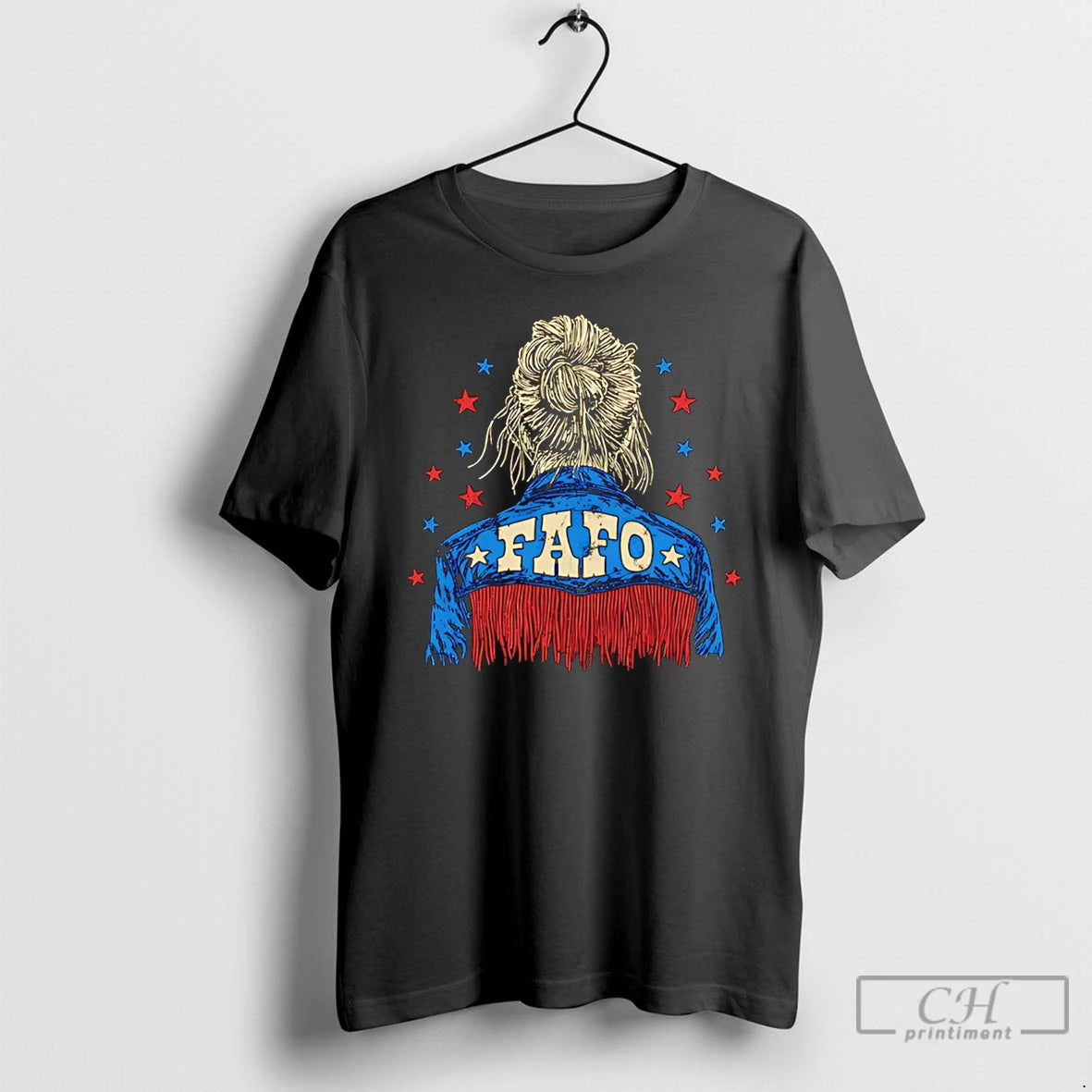 Premium Fafo Messy Bun Western Behind T-Shirts, Hoodie, Sweatshirt | DripVista.com