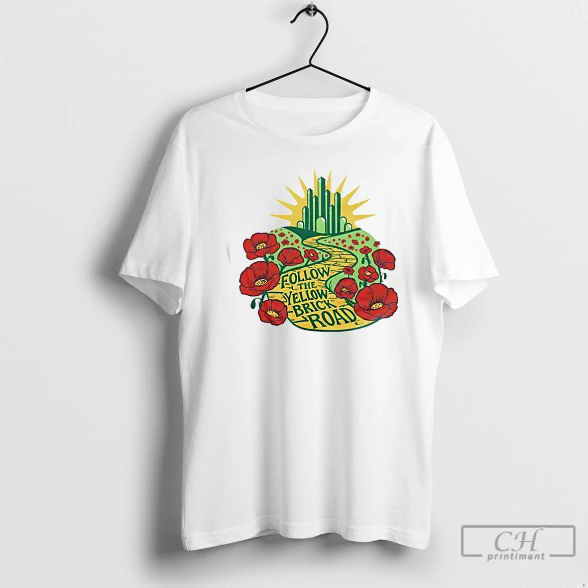 Premium Follow The Yellow Brick Road T-Shirts, Hoodie, Sweatshirt | DripVista.com