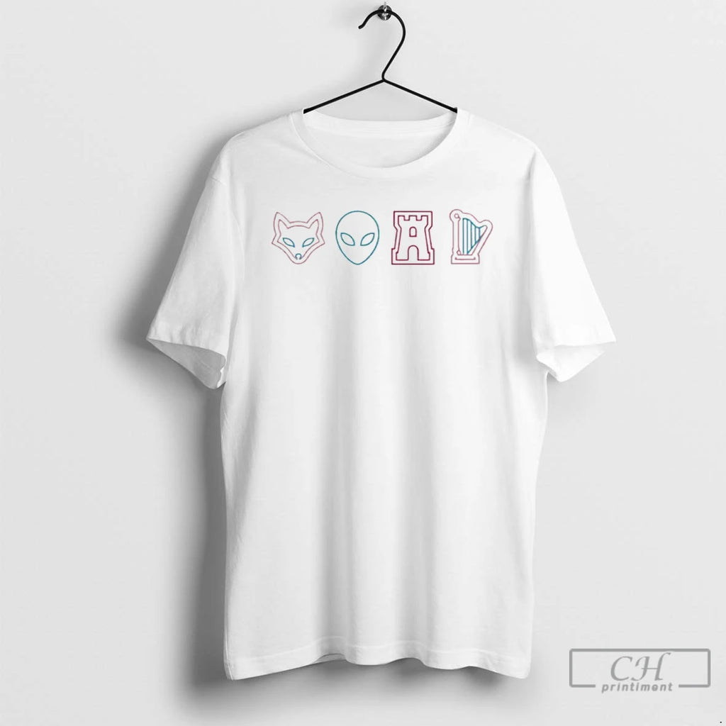 Premium Fox Alien Castle Harp Icons Design Art Spurs Basketball