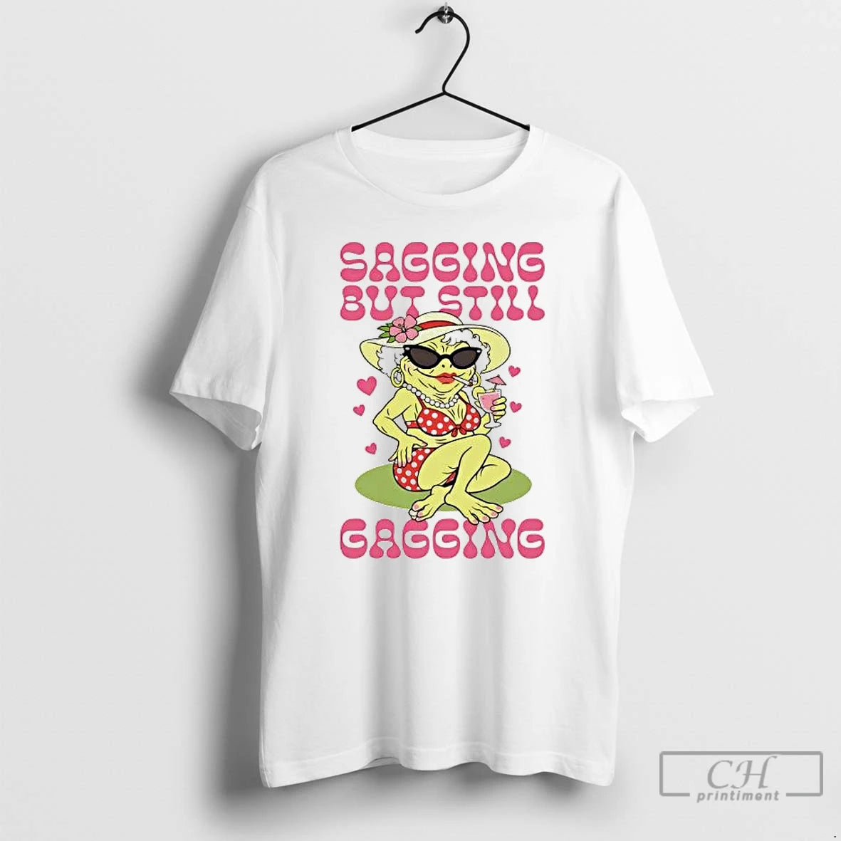 Premium Frog Sagging But Still Gagging T-Shirts, Hoodie, Sweatshirt | DripVista.com