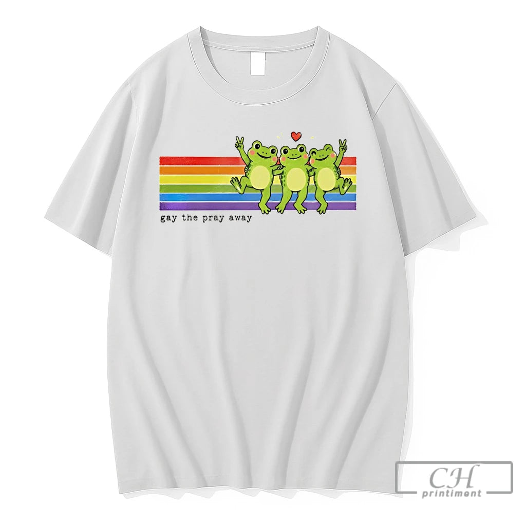 Premium Frogs Rainbow Gay The Pray Away Pride Month