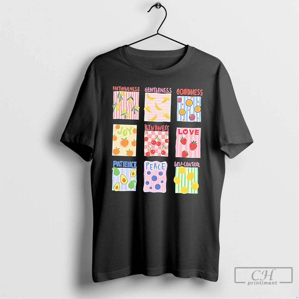 Premium Fruit Of The Spirit Illustration Tee