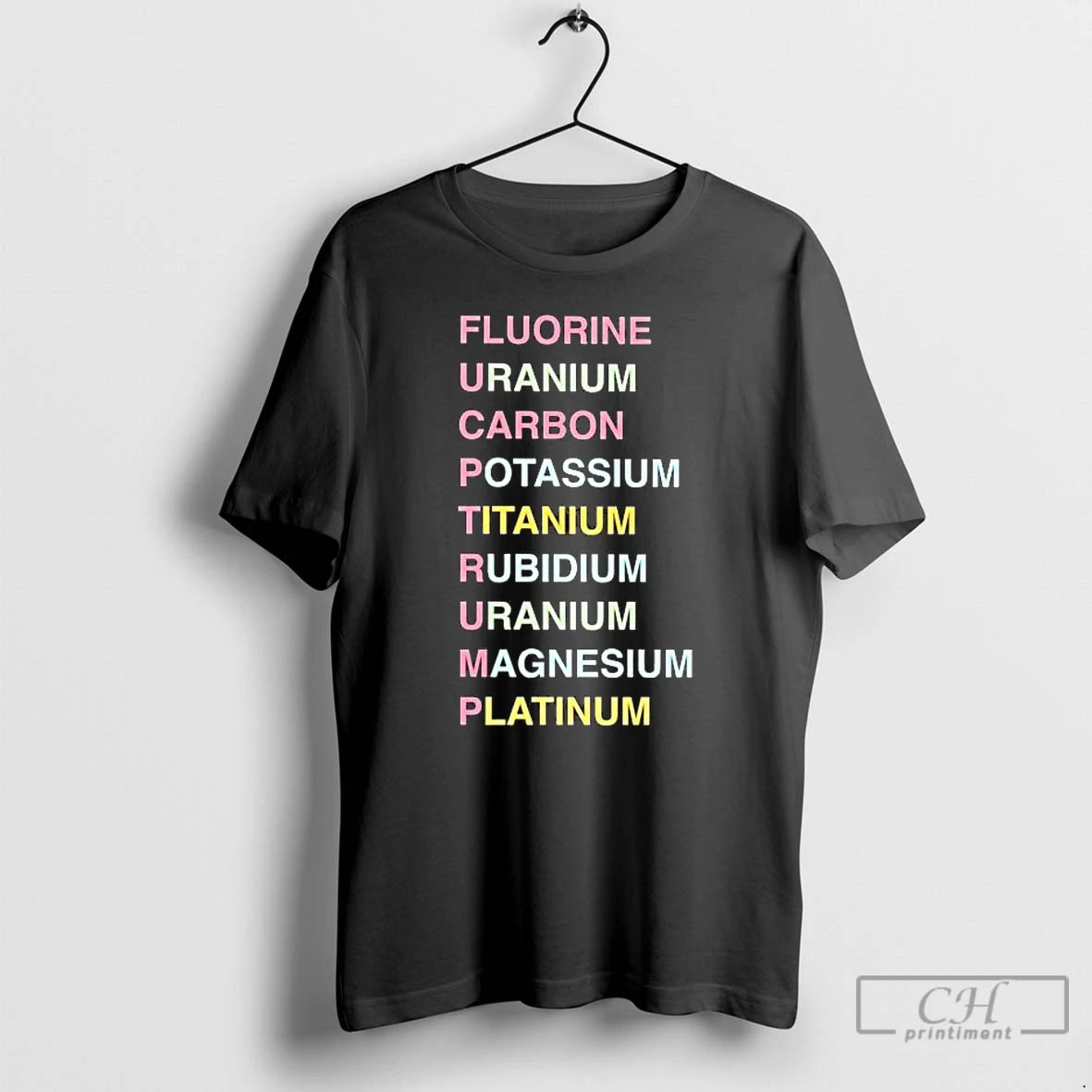 Premium Fuck Trump Chemistry Fluorine Uranium Carbon Potassium Titanium T-Shirts, Hoodie, Sweatshirt | DripVista.com