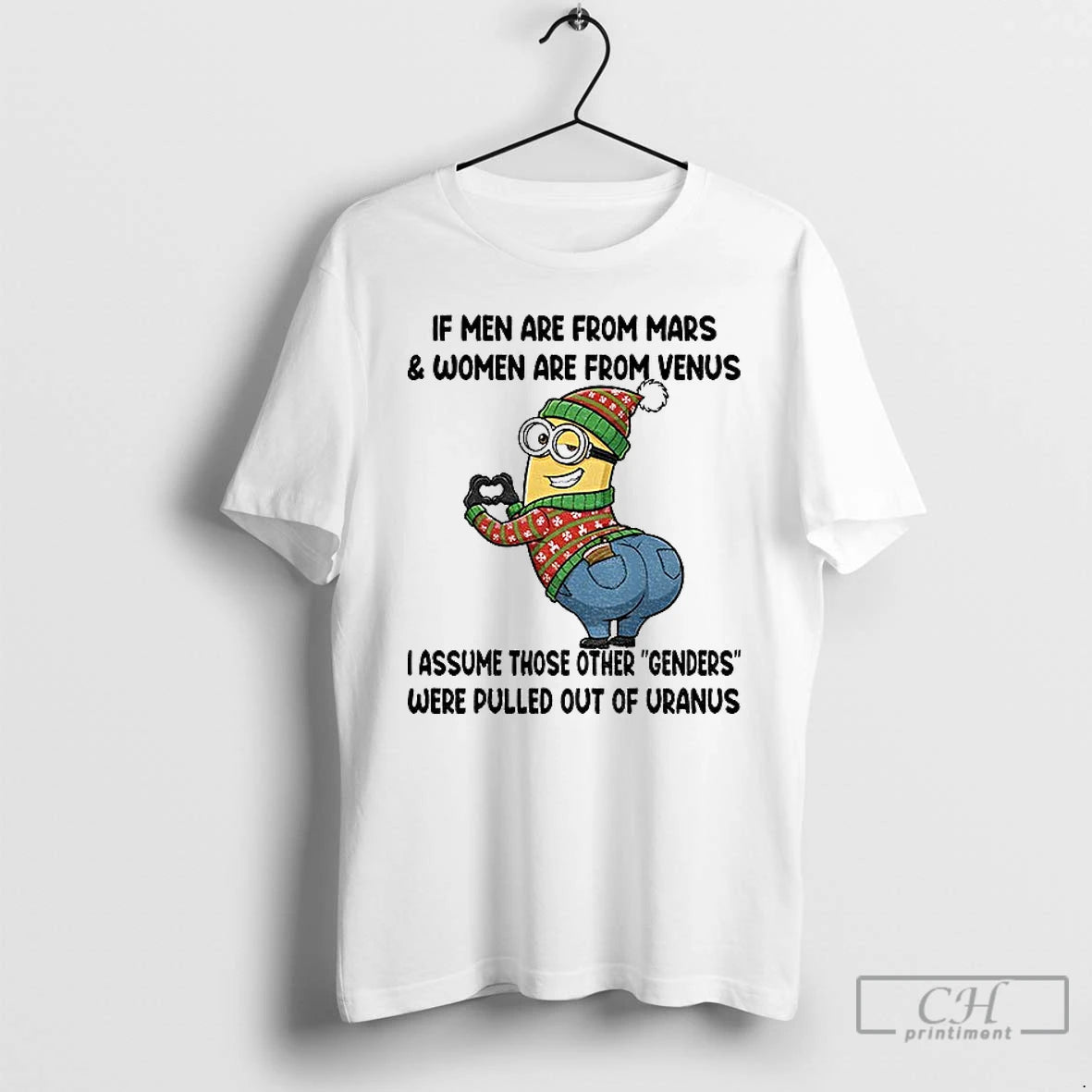 Premium Funny Minion If Men Are From Mars And Women Are From Venus I Assume T-Shirts, Hoodie, Sweatshirt | DripVista.com