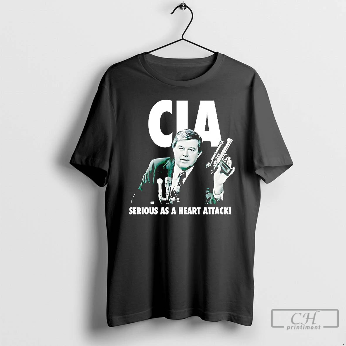 Premium George V Hansen Cia Serious As A Heart Attack T-Shirts, Hoodie, Sweatshirt | DripVista.com