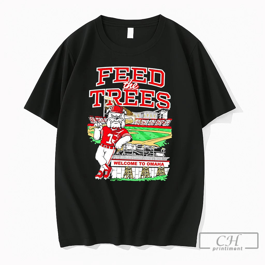Premium Georgia Bulldogs 2026 College World Series Feed The Trees Mascot Tee T Shirts Sweater