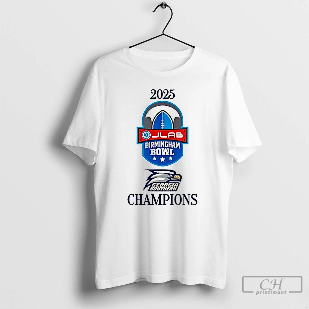 Premium Georgia Southern 2025 Birmingham Bowl Champions Logo T-Shirts, Hoodie, Sweatshirt | DripVista.com