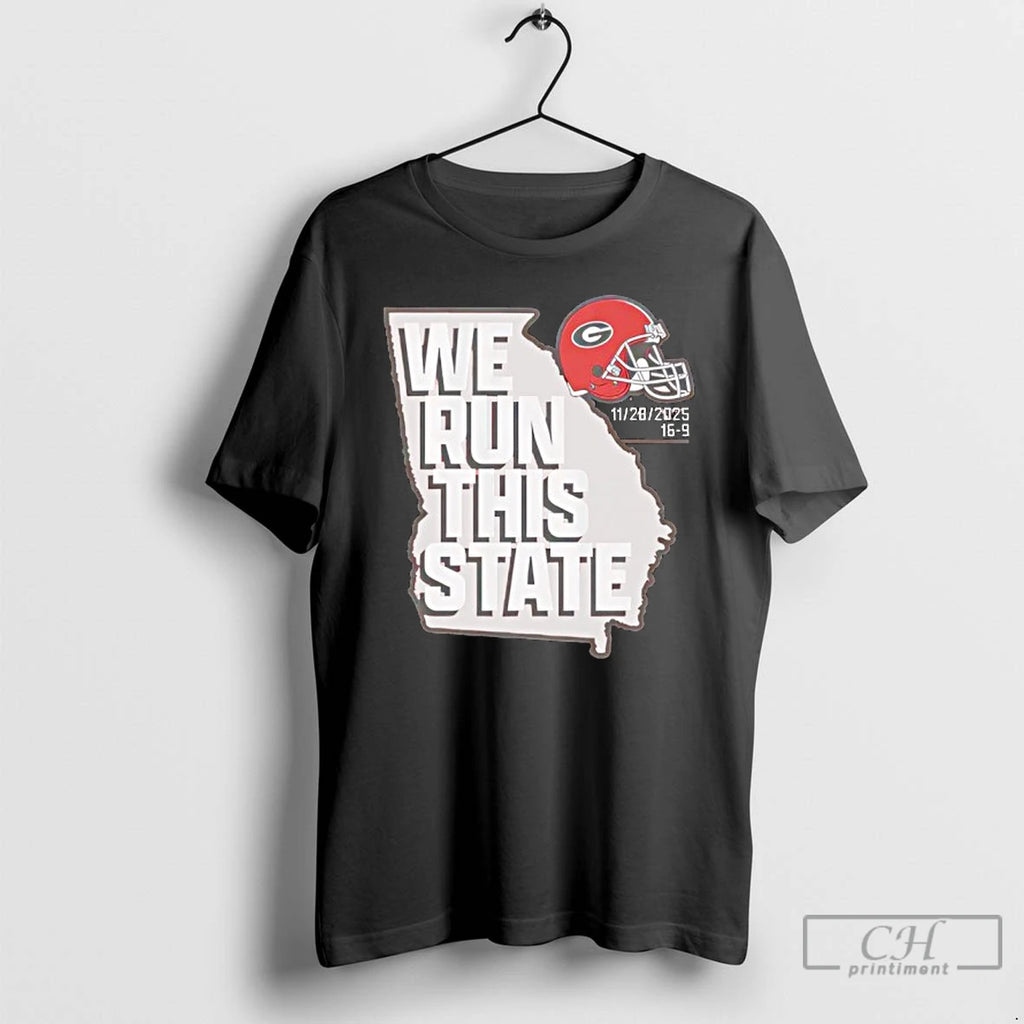 Premium Georgia We Run This State November 2025 T-Shirts, Hoodie, Sweatshirt | DripVista.com