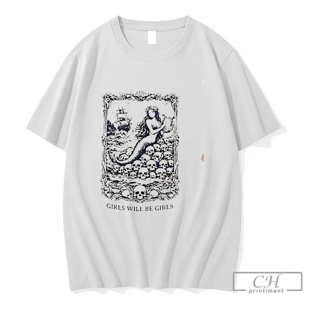 Premium Girls Will Be Girls Feminist Tee