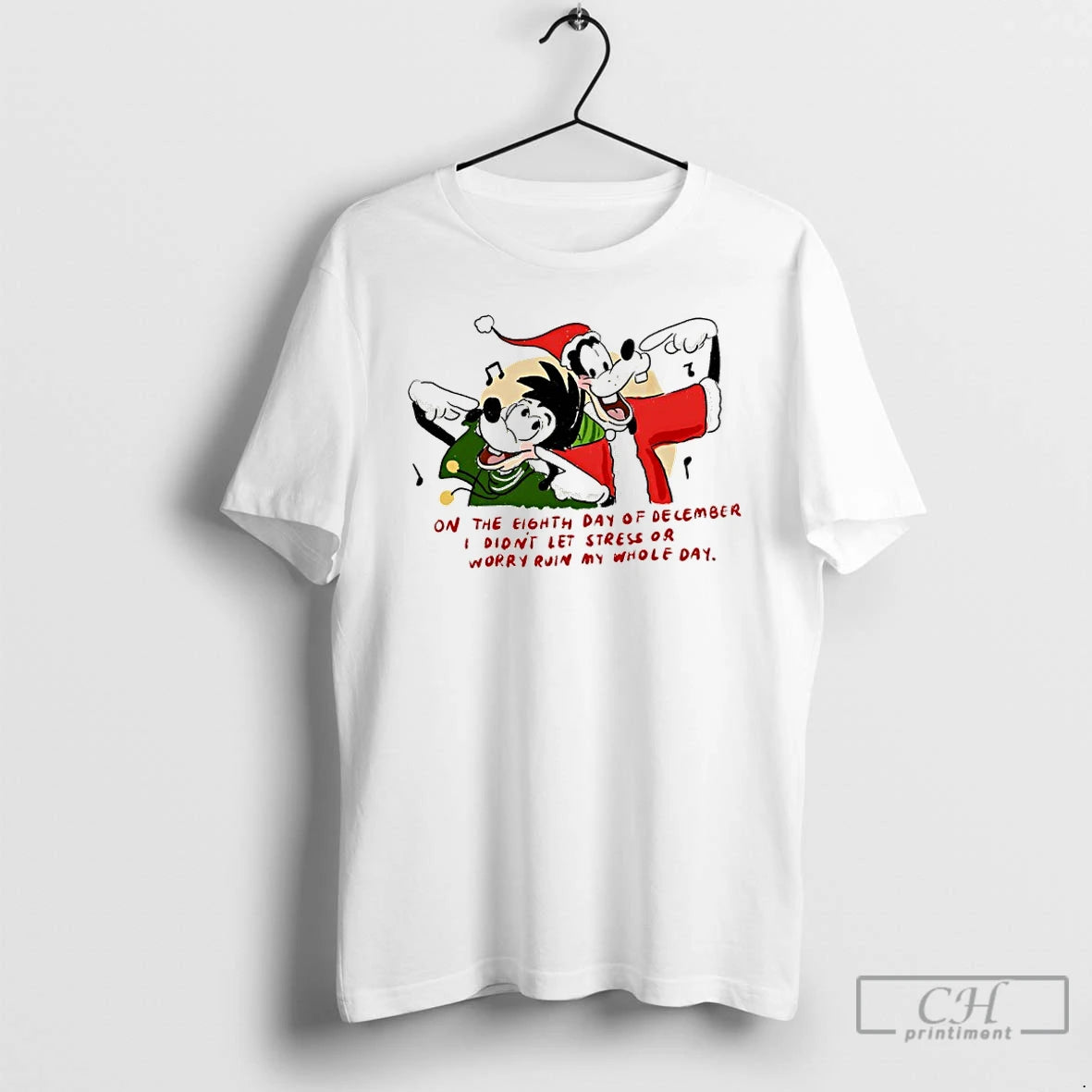 Premium Goofy And Max Goof Christmas On The Eighth Day Of December I Didnt Let T-Shirts, Hoodie, Sweatshirt | DripVista.com