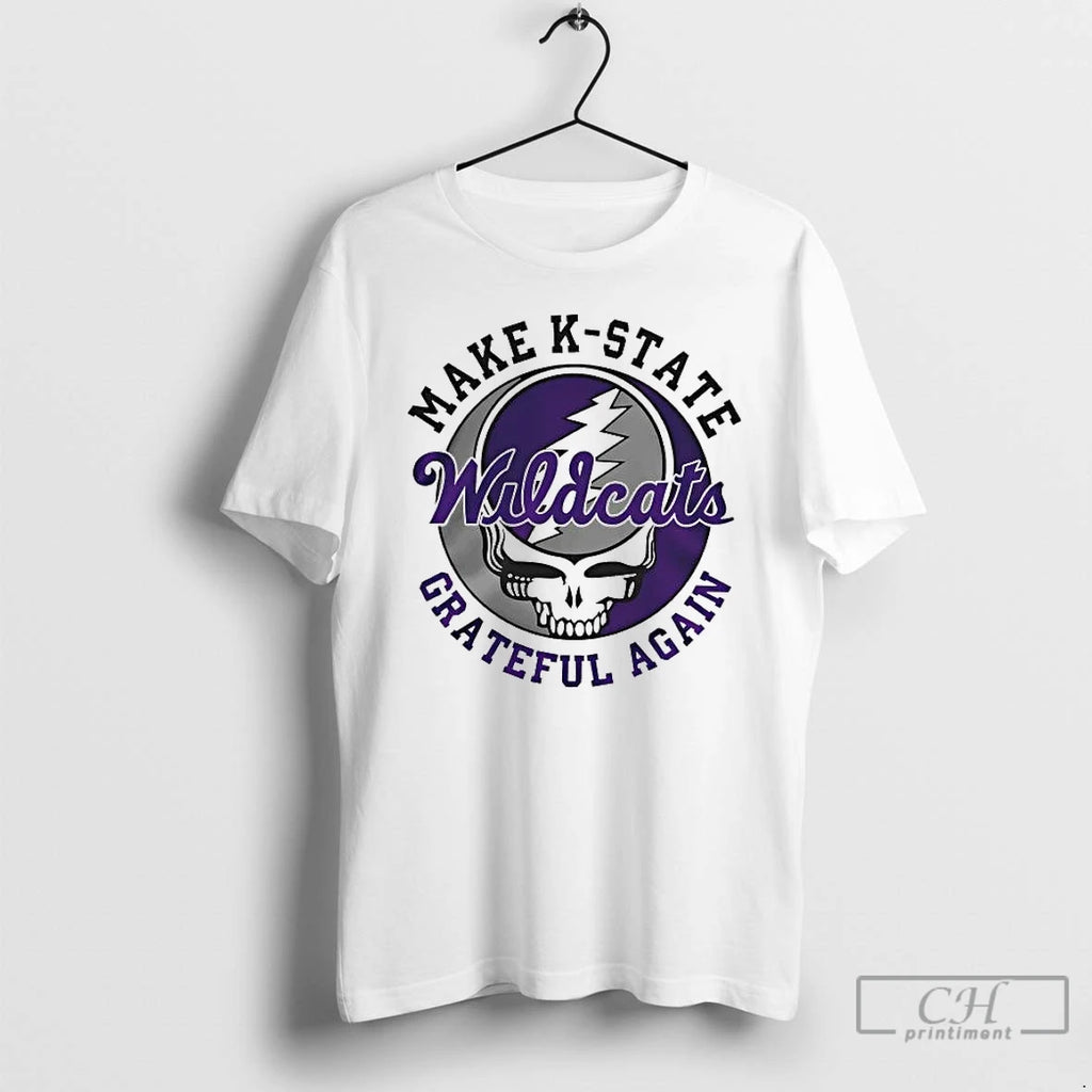 Premium Grateful Dead Make Kansas State Wildcats Grateful Again T-Shirts, Hoodie, Sweatshirt | DripVista.com