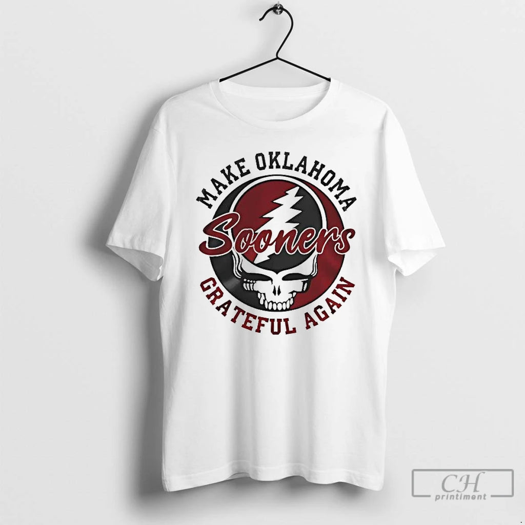 Premium Grateful Dead Make Oklahoma Sooners Grateful Again T-Shirts, Hoodie, Sweatshirt | DripVista.com