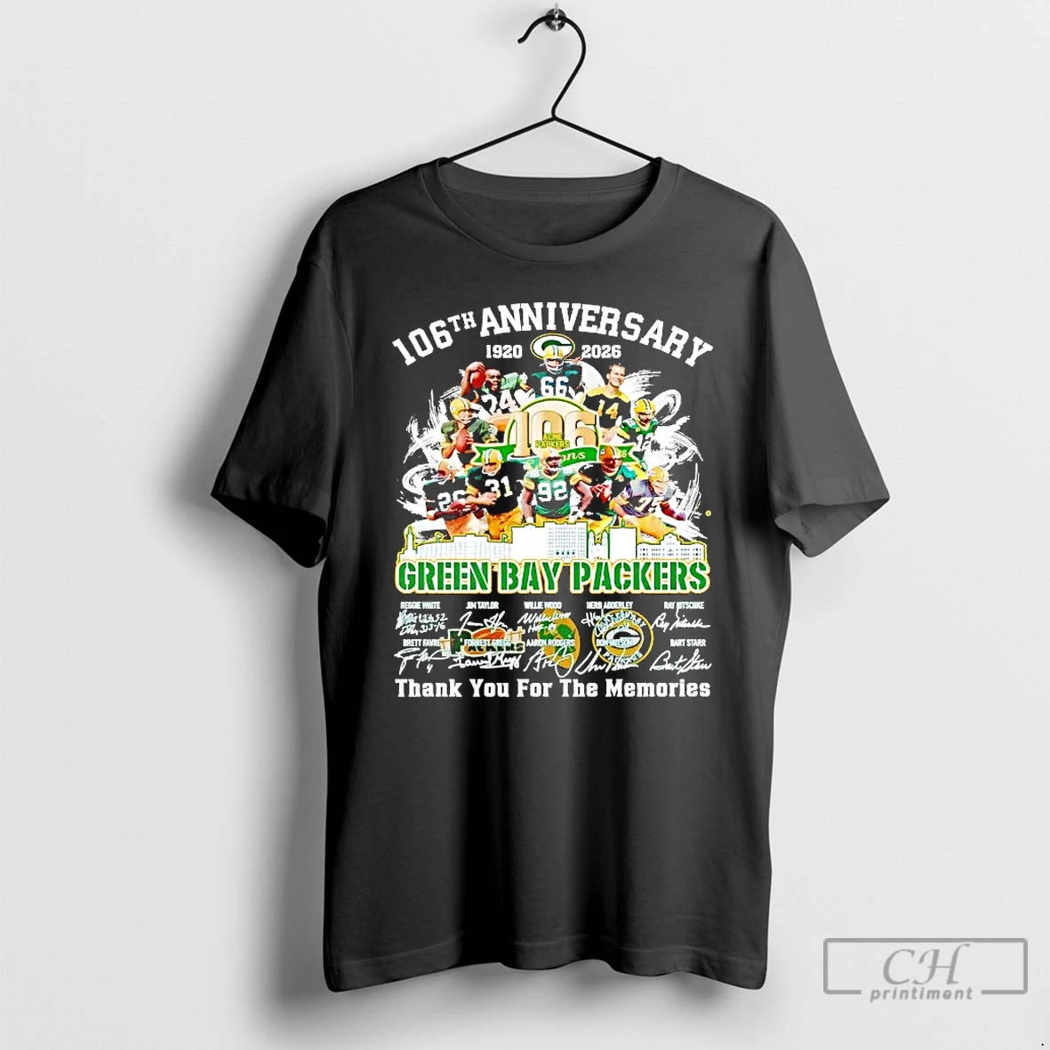 Premium Green Bay Packers 106th Anniversary 1920 2026 Team Players T-Shirts, Hoodie, Sweatshirt | DripVista.com