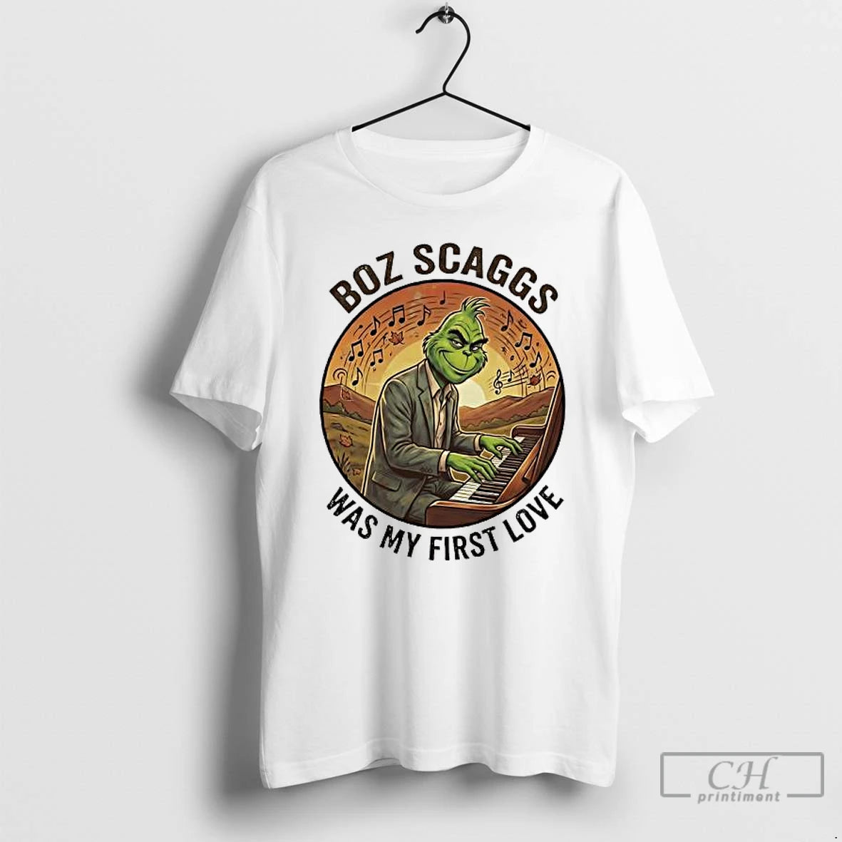 Premium Grinch Boz Scaggs Was My First Love Christmas Trends Stylish T-Shirts, Hoodie, Sweatshirt | DripVista.com