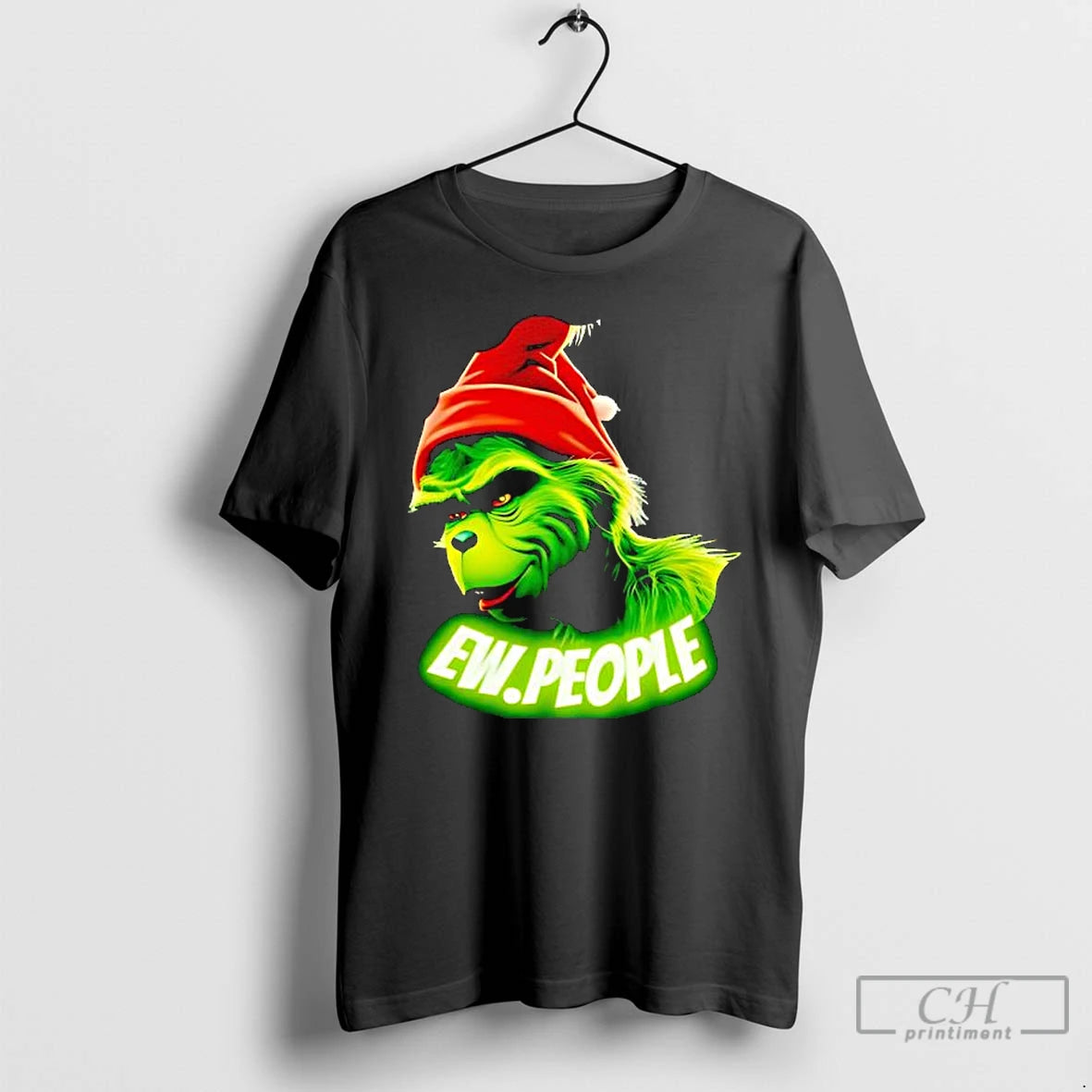 Premium Grinch Ew People Big Face Trends Stylish T-Shirts, Hoodie, Sweatshirt | DripVista.com