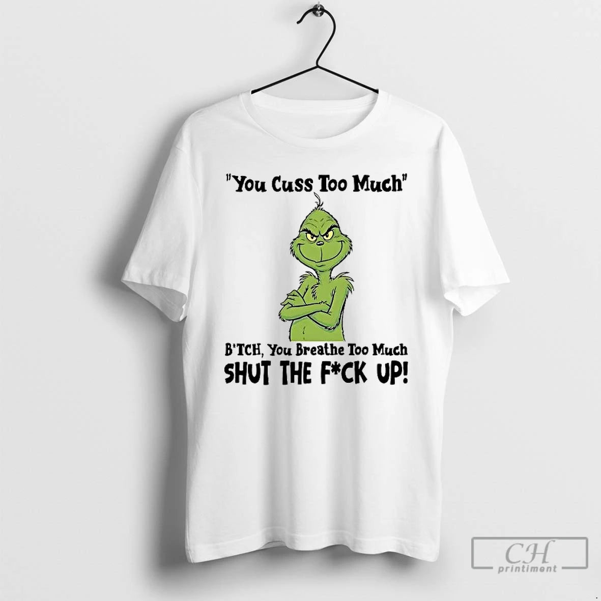 Premium Grinch I Was Normal Three Kids Ago Bitch You Breathe Too Much T Shirts Hoodie, Sweatshirt | DripVista.com