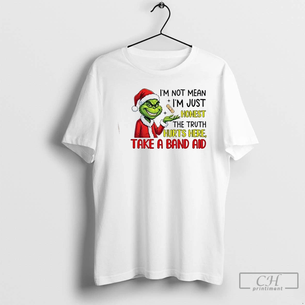Premium Grinch Im Not Mean Im Just Honest The Truth Hurts Here Take A Band T-Shirts, Hoodie, Sweatshirt | DripVista.com