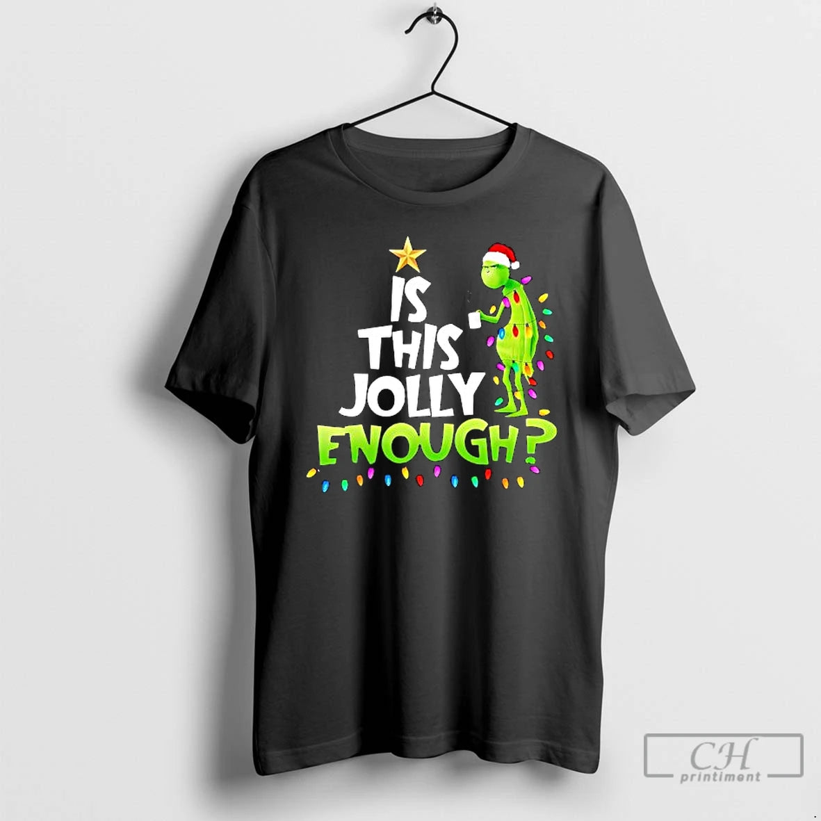 Premium Grinch Is This Jolly Enough Christmas Trends Stylish T-Shirts, Hoodie, Sweatshirt | DripVista.com