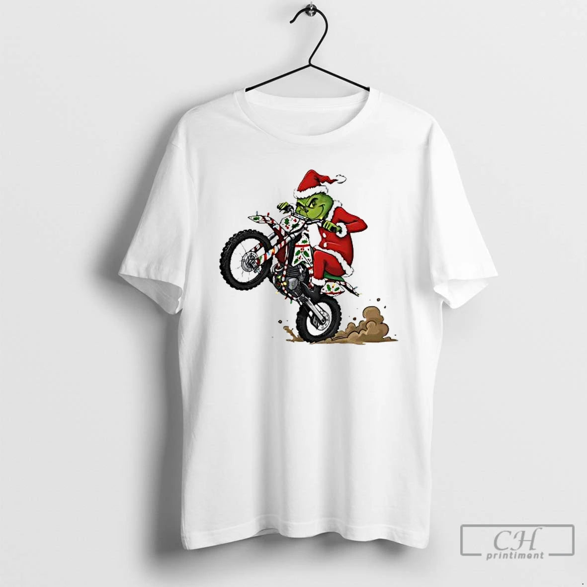 Premium Grinch Motorcycle Xmas Holiday Trends Stylish T-Shirts, Hoodie, Sweatshirt | DripVista.com