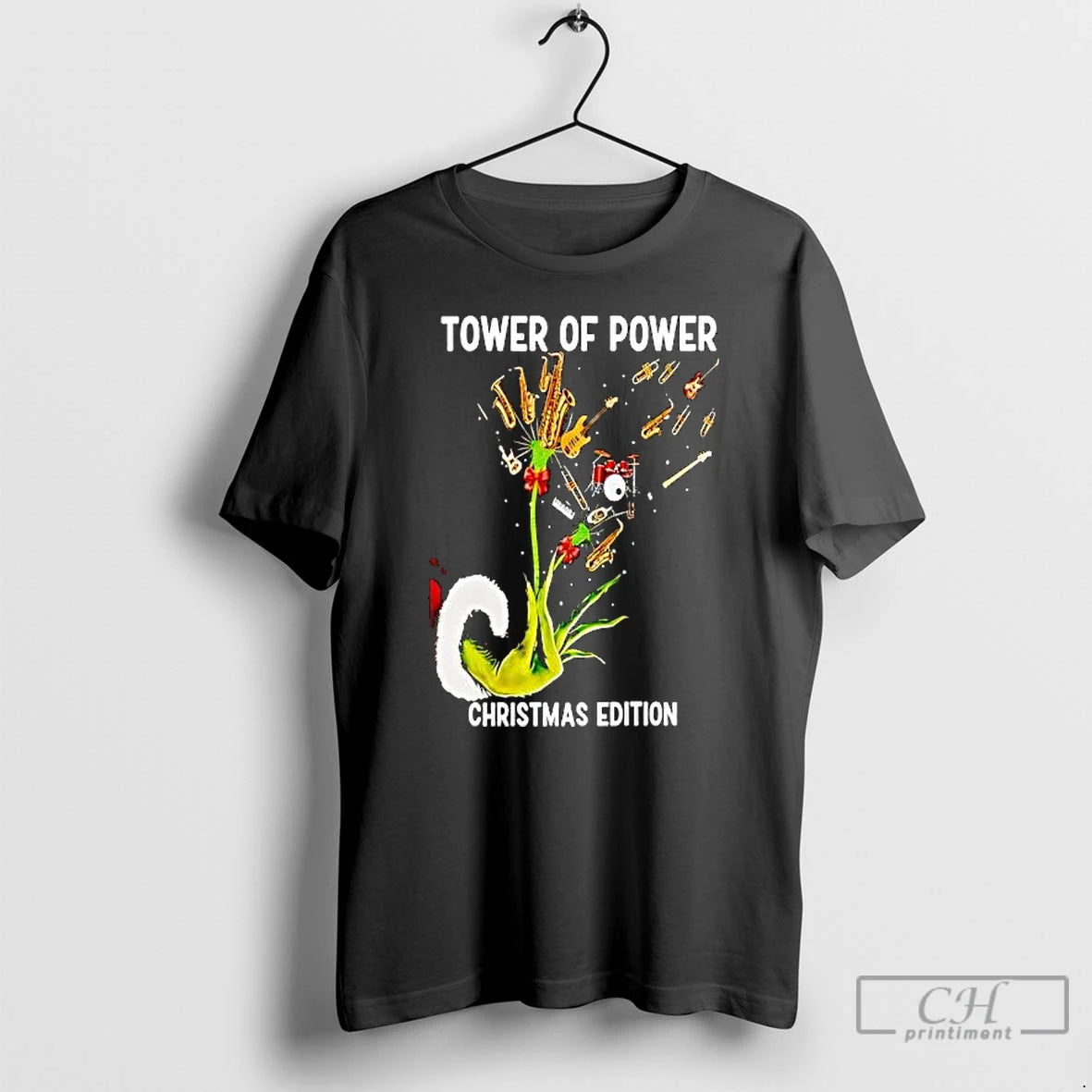 Premium Grinch Tower Of Power Christmas Edition Trends Stylish T-Shirts, Hoodie, Sweatshirt | DripVista.com