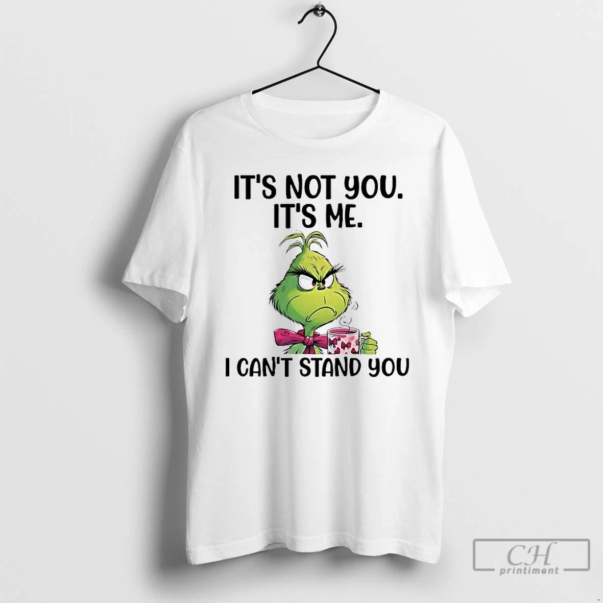 Premium Grinch Its Not You Its Me I Cant Stand You T-Shirts, Hoodie, Sweatshirt | DripVista.com