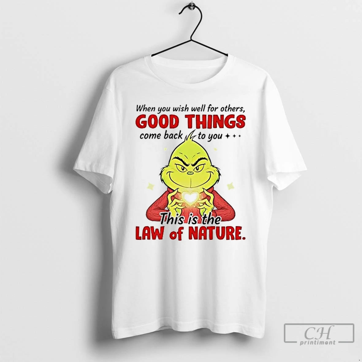 Premium Grinch When You Wish Well For Others Good Things Come Back T Shirts Sweater Hoodie, Sweatshirt | DripVista.com