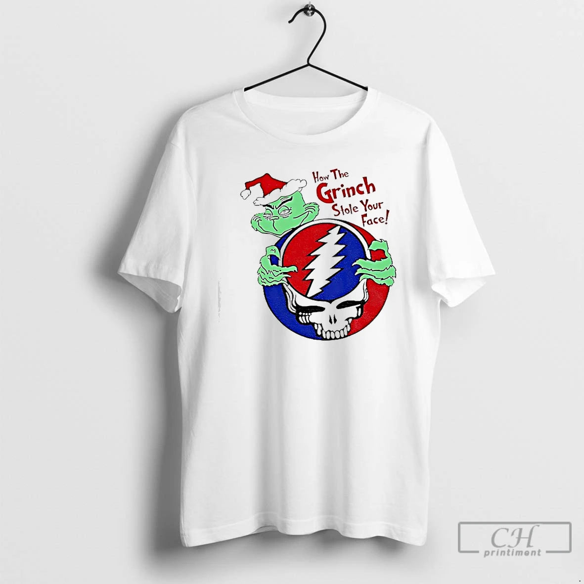 Premium Grinch X Grateful Dead How The Grinch Stole Your Face Christmas T Shirts Sweater Hoodie, Sweatshirt | DripVista.com