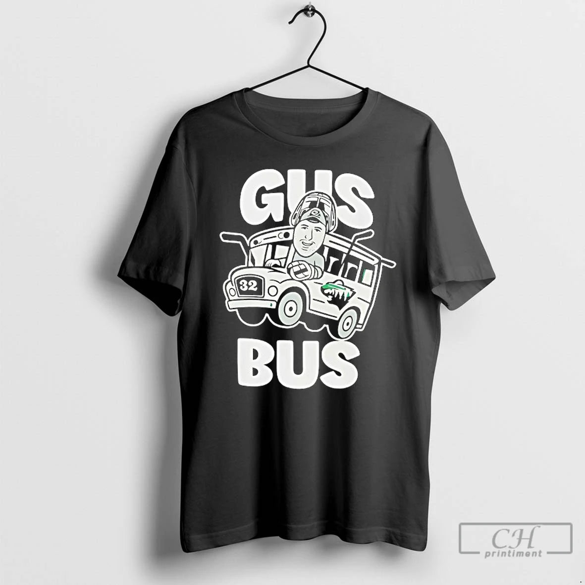 Premium Gus Bus Filip Gustavsson 32 Minnesota Wild Hockey T-Shirts, Hoodie, Sweatshirt | DripVista.com
