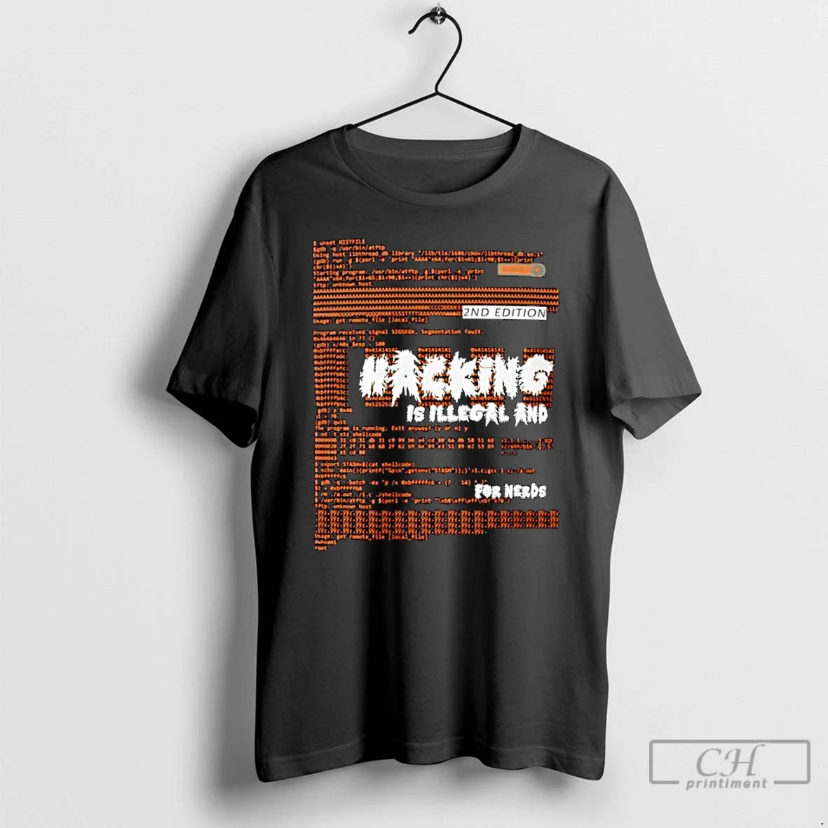 Premium Hacking Is Illegal And For Nerds Ornaments T-Shirts, Hoodie, Sweatshirt | DripVista.com