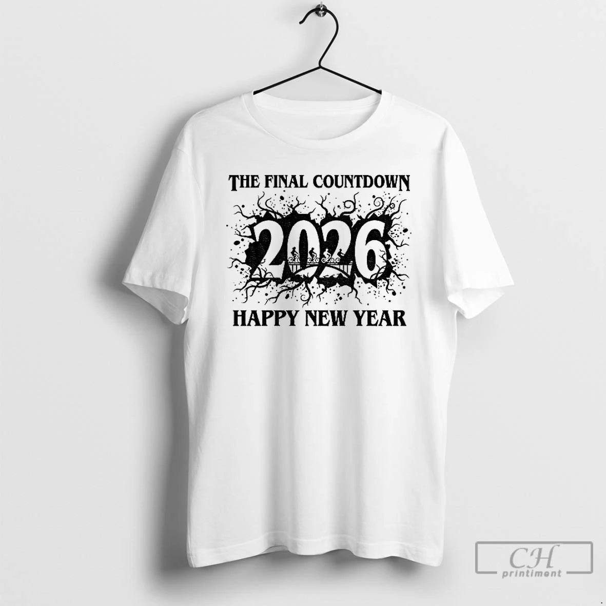 Premium Happy New Year 2026 Seamless The Final Countdown T-Shirts, Hoodie, Sweatshirt | DripVista.com
