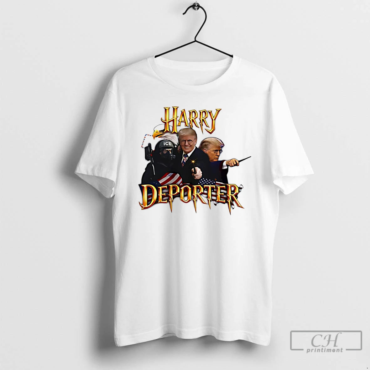 Premium Harry Deporter Trump Ice Funny T-Shirts, Hoodie, Sweatshirt | DripVista.com