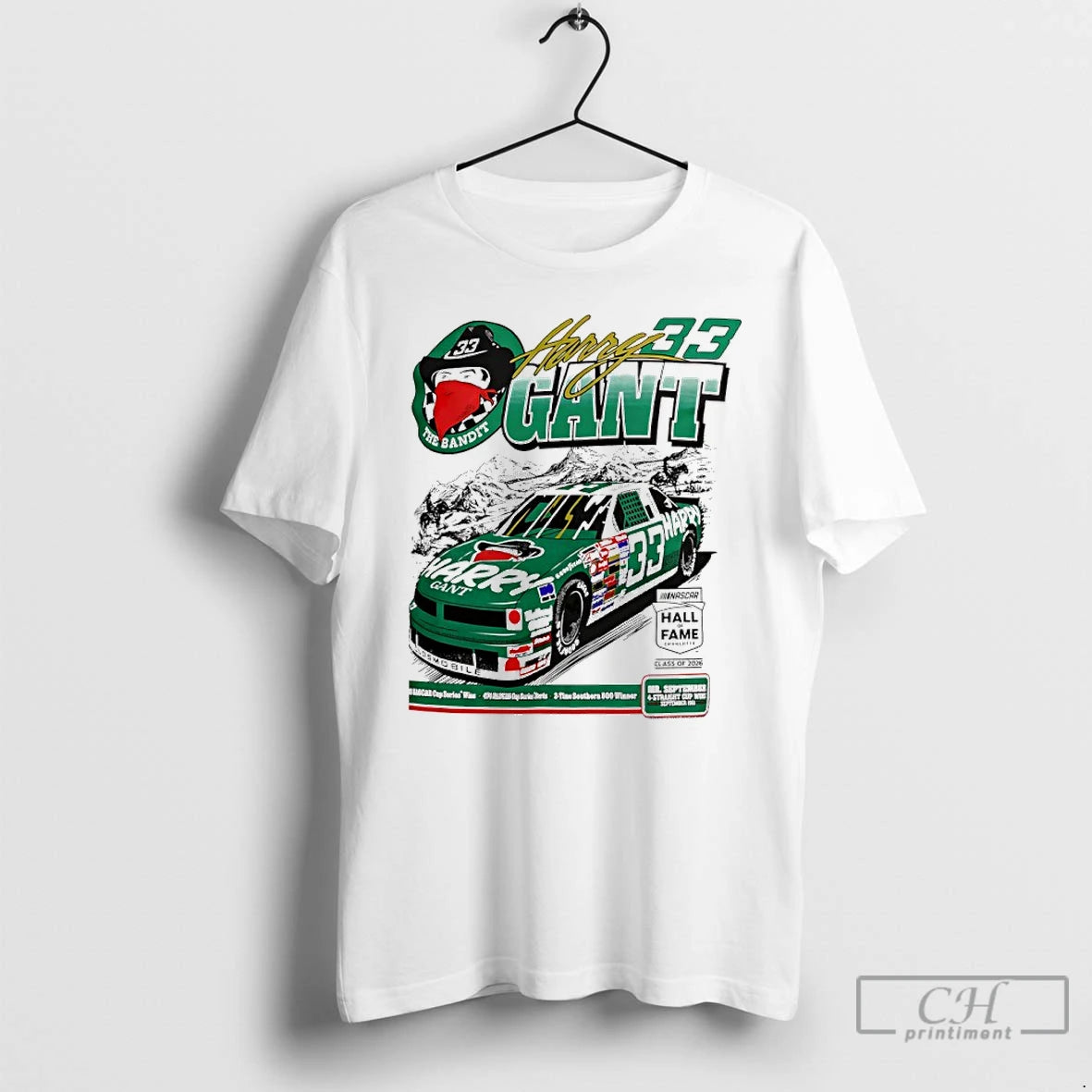 Premium Harry Gant 33 Nascar Hall Of Fame Inductee Signature T-Shirts, Hoodie, Sweatshirt | DripVista.com