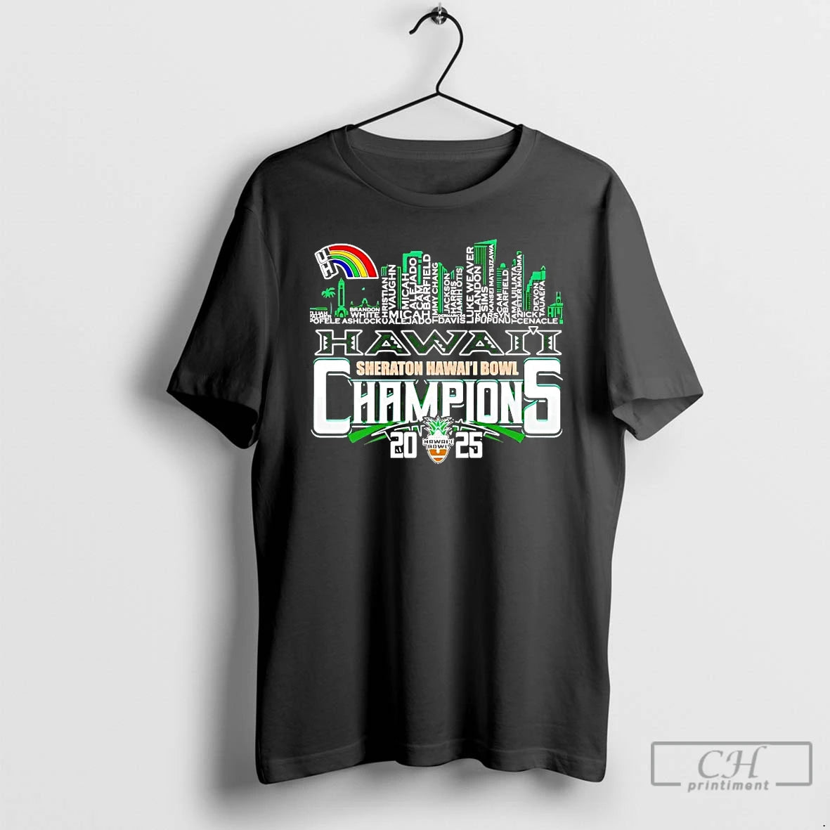Premium Hawaii 2025 Sheraton Hawaii Bowl Champions Players Names T-Shirts, Hoodie, Sweatshirt | DripVista.com