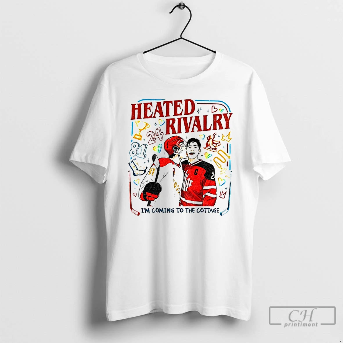 Premium Heated Rivalry Im Coming To The Cottage 81 24 T-Shirts, Hoodie, Sweatshirt | DripVista.com