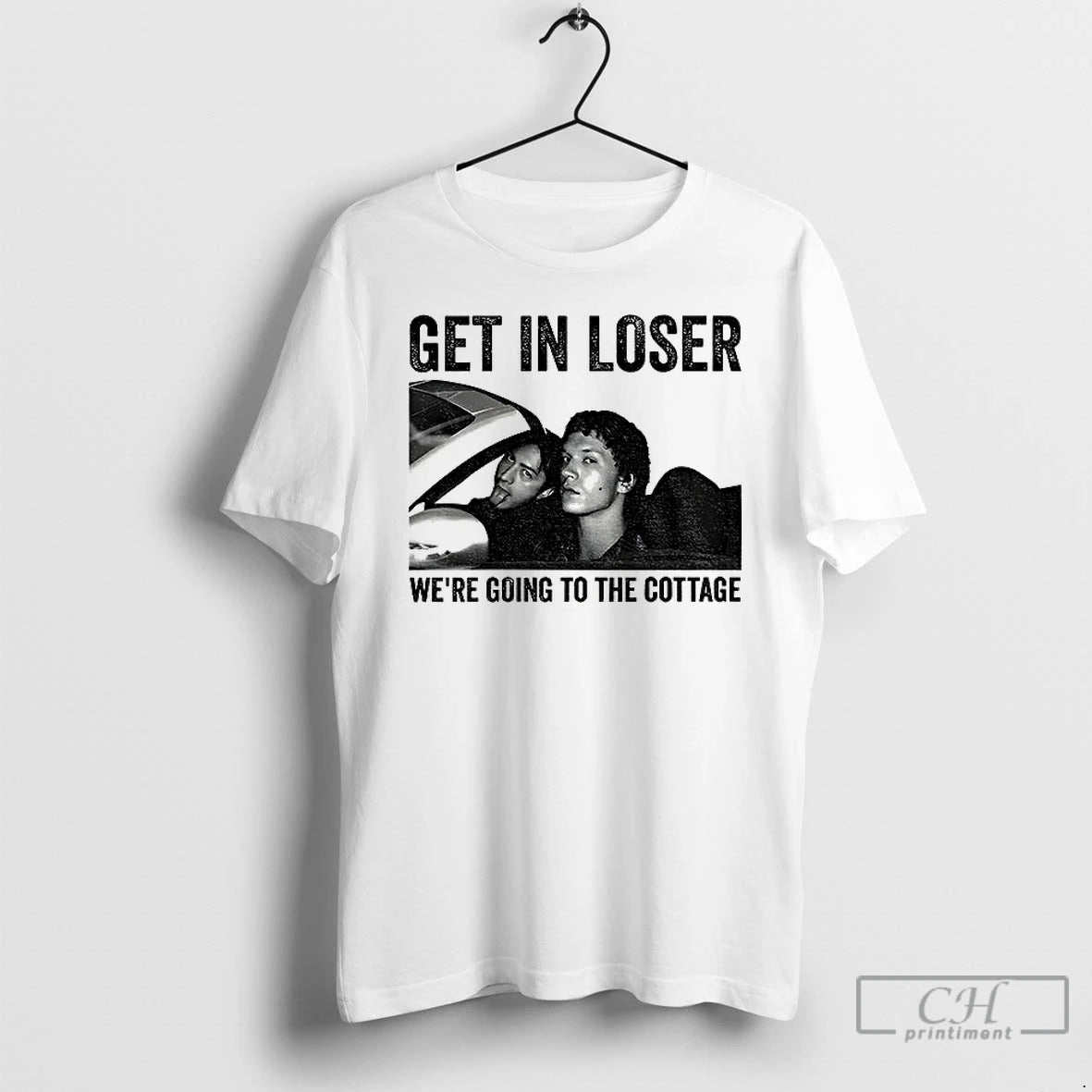 Premium Heated Rivalry Get In Loser Were Going To The Cottage Vintage T Shirts Sweater Hoodie, Sweatshirt | DripVista.com