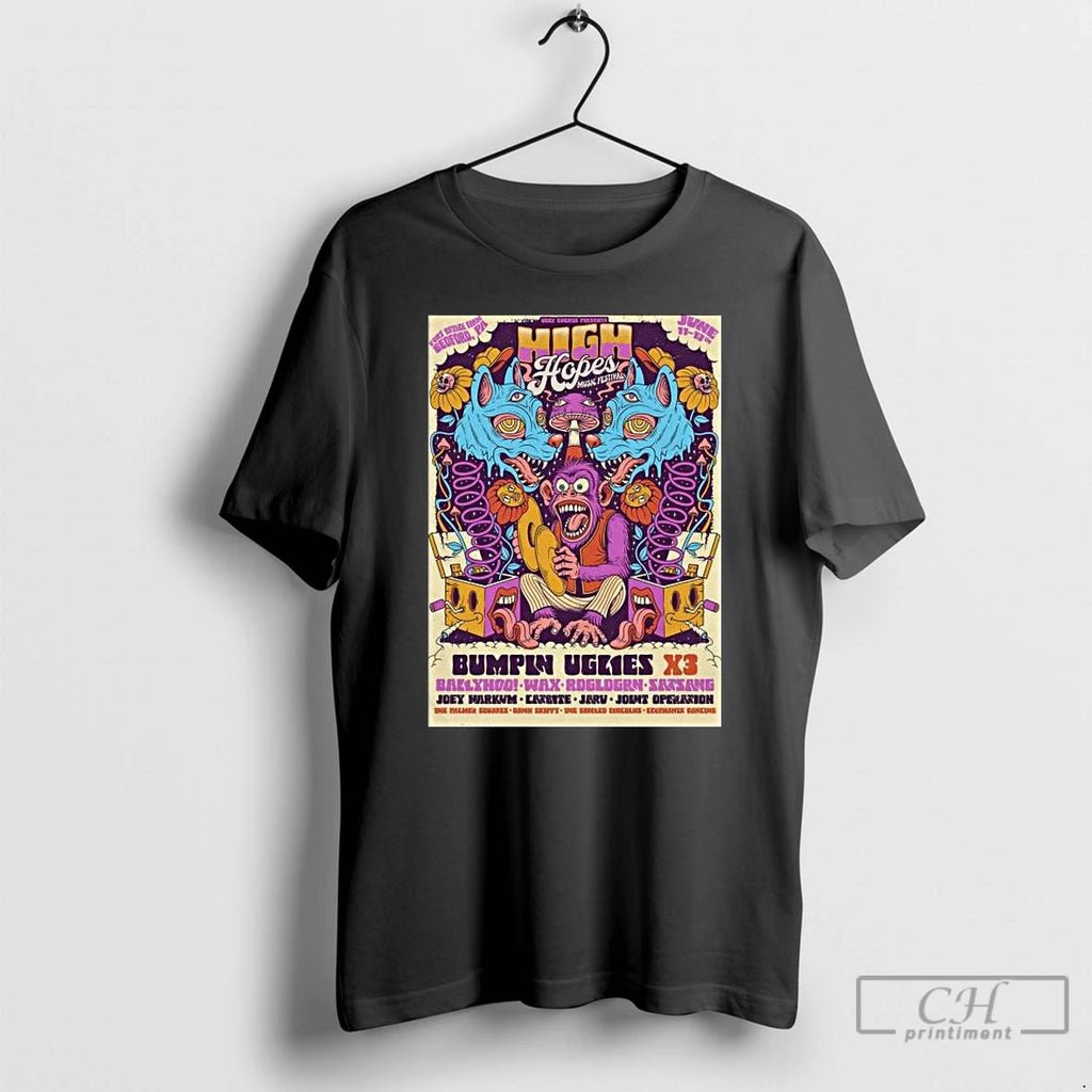Premium High Hopes Music Festival June 11 13 2026 Fort Royale Farm In Bedford Pa T-Shirts, Hoodie, Sweatshirt | DripVista.com