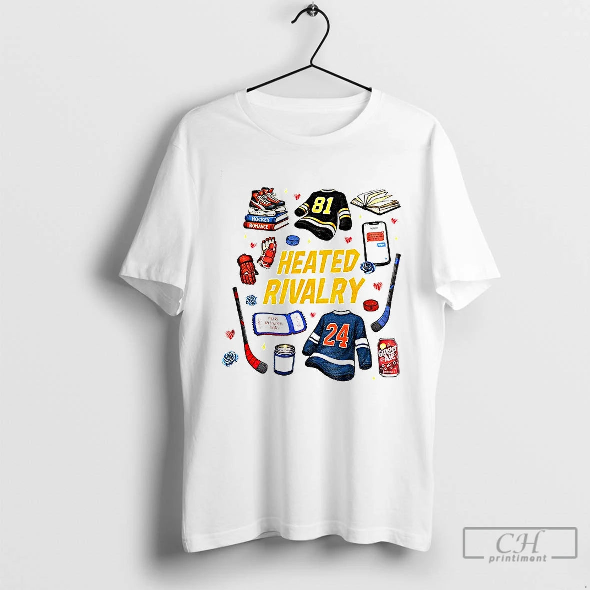 Premium Hockey Heated Rivalry Hollander Rozanov Lgbt Love T-Shirts, Hoodie, Sweatshirt | DripVista.com