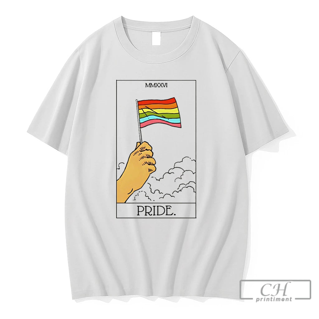 Premium Holding Pride Flag Mmxxvi Pride Month Lgbtq