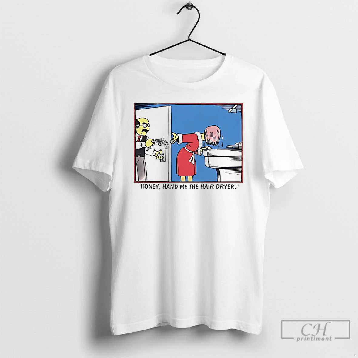 Premium Honey Hand Me The Hair Dryer T-Shirts, Hoodie, Sweatshirt | DripVista.com