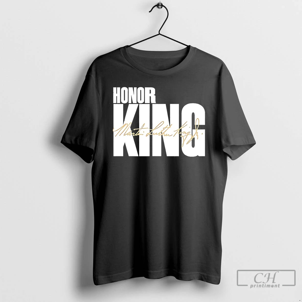 Premium Honor King Martin Luther King Jr Signature T-Shirts, Hoodie, Sweatshirt | DripVista.com