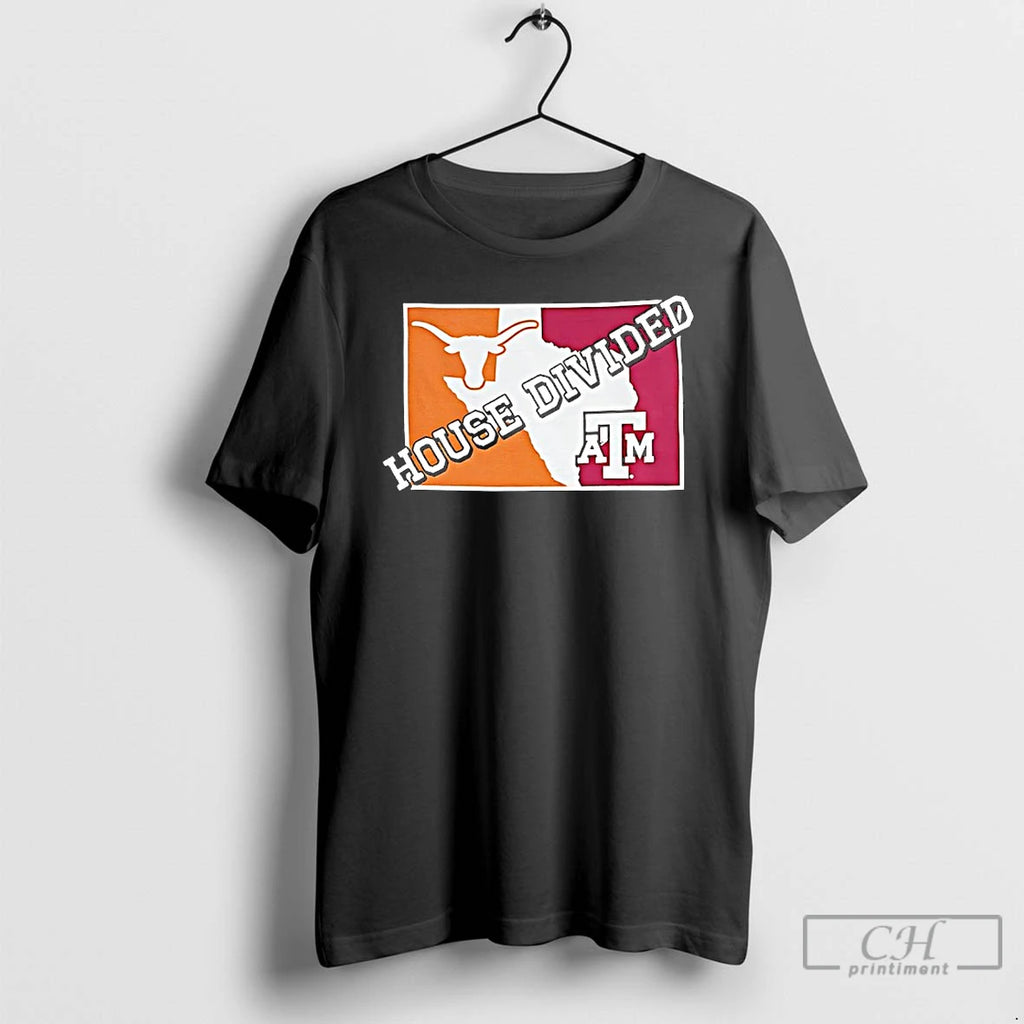 Premium House Divided Texas Longhorns Vs Texas Am Aggies T-Shirts, Hoodie, Sweatshirt | DripVista.com