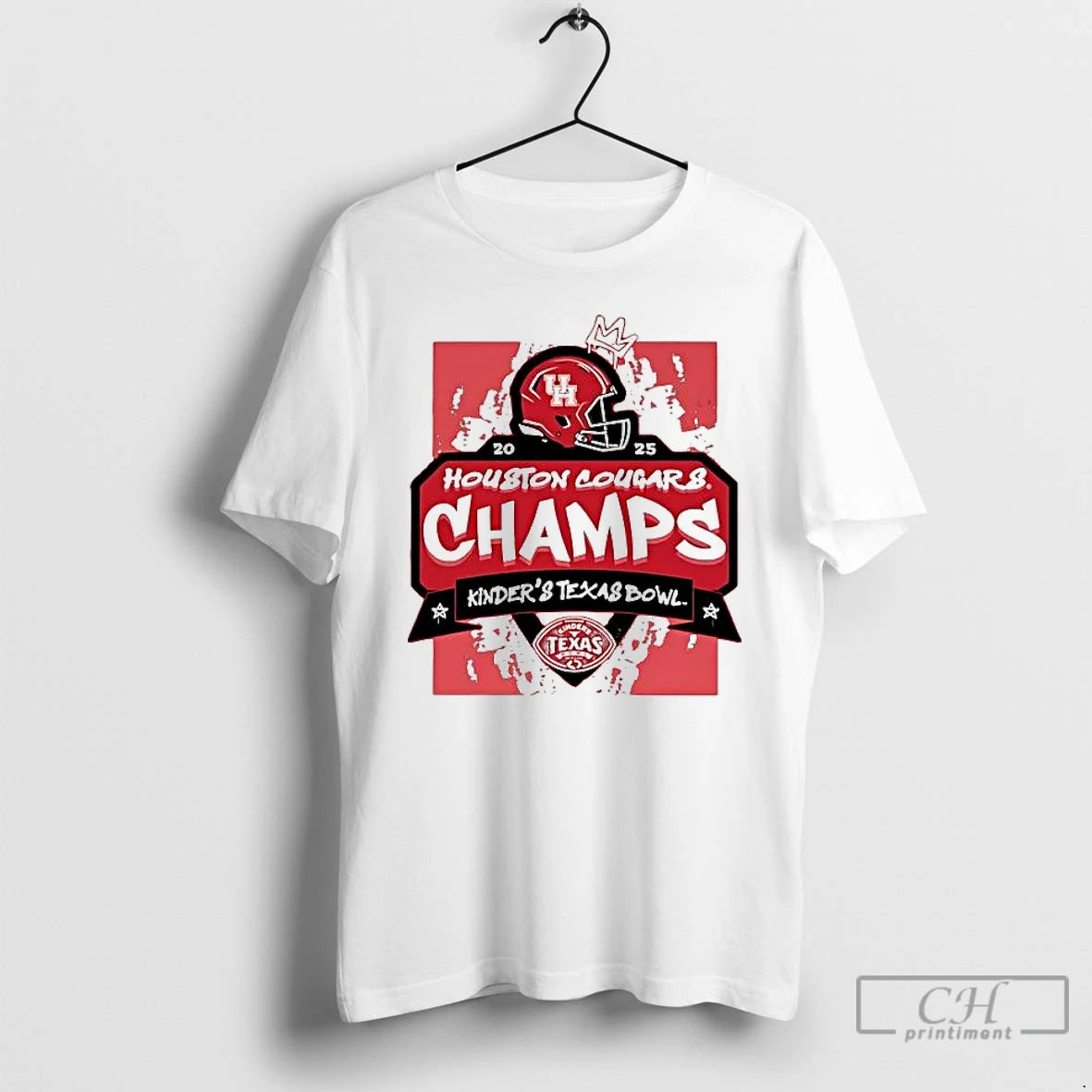 Premium Houston Cougars 2025 Texas Bowl Champions Helmet T-Shirts, Hoodie, Sweatshirt | DripVista.com