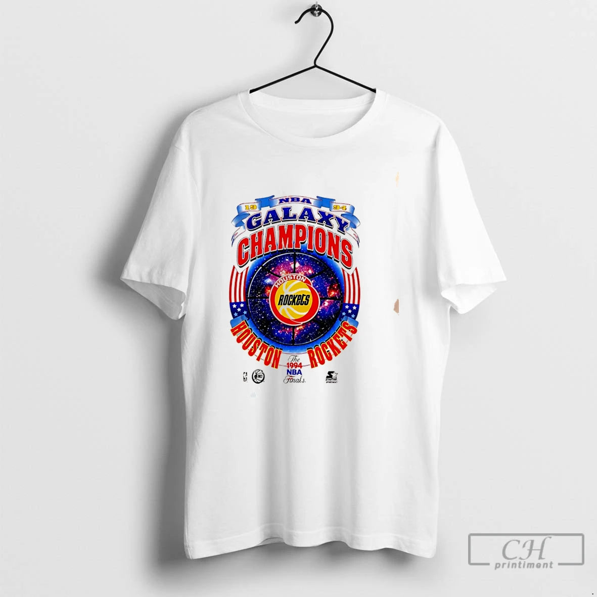 Premium Houston Rockets 1994 Nba Galaxy Champions Vintage Tee